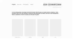 Desktop Screenshot of joshschwartzman.com